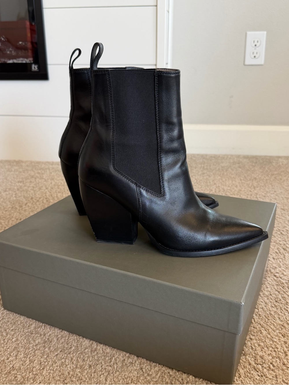 AllSaints Ria Wedge Chelsea Boot